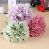 Flores decorativas lindas rosa peony peony artificial seda pequena buquê FLORES Home Party Spring Wedding Decoration Flower Flower