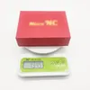 Fumando 10mm Mini Stravo de vidro Red Smoking Gift Set Micro Collector