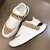 Men Women Casual Shoes Vintage Plaid Sneakers Suede Leather Trainers Cotton Striped Sneaker Mesh Trainer Lattice Brand Shoe Classic Platform Sneakers