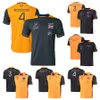 2022 Nieuwe F1 T-shirt Formule 1 Racing Korte mouw Officiële merk Men Ademen Polo Shirt Jersey Aangepast F1 Car Fans T-Shirts Team Garment