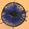 Сетчатый кружевный диск зачастка с перьями цветочные свадебные свадебные волосы с жемчужным цветом 1940 -х годов для прически для DIY