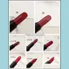 Marka szminki satynowa szminka rouge matowa 3 5G Gloss levres 8 kolorów z torebką szybką dostawę statku 2022 Makeup Beauty L dhnuq