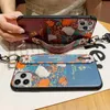 Новые чехлы великолепный корпус Lanyard на запястье для iPhone 11 12 13 14 Pro Max 12mini SE 7 8 плюс XS Soft Phone Delpert Cover Cover