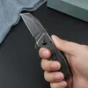 Promocja R1103 Flipper Składanie noża 8cr13mov Stone Wash Tanto Point Blade Stal Hałbi