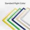 Retail Supplies Plastic PVC Poster Picture Paper Display Frame Adhesive Magnetic Strip Advertising Promotion Cover Non-Punch Holes 10pcs