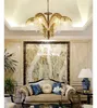 Chandeliers Copper Large Crystal Chandelier Decora Bronze Light Home Lighting Gold Hanging Lamp