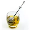 Stainless Steel Tea Strainer Telescopic Push Tea Infuser Ball Loose Leaf Herbal Filter Home Kitchen Bar Drinkware Tool SN46