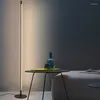 Vloerlampen Noordelijke minimalistische lamp LED Dimable Lights Moderne woonkamer slaapkamer bank staand indoor decor verlichting fixt