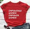 Empowered Women Tops Empower T-Shirts Girl Power Shirts Feminist Shirt Trendy