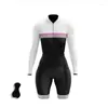 Ensembles de course Triathlon Costume Vêtements Cyclisme Jersey GO TO Piece Combinaison Collants Courir Maillot De Bain Femme En Plein Air