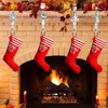 Juldekorationer Stocking Holder f￶r Mantle 4st Hangers Mantel Pise Pise Hanger Clips