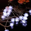 Str￤ngar batteri drivs 10LEDS 20LEDS 40LEDS PINECONE LED String Lights Outdoor Garden Year Wedding Party Christmas Holiday