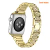 النساء رفيعة النطاق المعدني الأشرطة الذكية لـ Apple Watch 38mm 40mm 41mm 42mm 44mm 45mm 45mm Slim Stafless Strap Bracelet Iwatch SE 8/7/5/4/3/3/1 Diamond Rhinestone