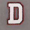 Notions 8cm Letter Patch Stickers Varsity Chenille English Letters A-Z Iron on Repair Patches Alphabet Sewing Appliques Clothing Badges 13Colors