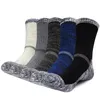 Sports Socks Winter Men Thicken Thermal Wool Pile Cashmere Snow Hiking Ski Outdoor Seamless Boots Sleeping EU 39-45