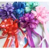 Dekoracja imprezy 1/5/10pc Drukuj Miłość DIY WISTBONS Big Pull Bow Flower owijki do samochodu ślubnego/urodzinowe prezenty świąteczne dekoracje pudełka