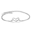 Projekt marki romantyczne serce S925 Srebrna bransoletka Kobiety Biżuteria Europejska Temperament Lady Sain Znakomity bransoletka Prezent