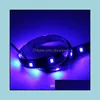 Daytime Runnung Lights 4X Car 30Cm 15Led Light Mot Led Strip 12V Warm Cool White Yellow Green Blue Red Ribbon Decke Cabinet Lights Dhmne