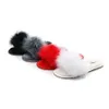 Slippers Fayuekey Spring Summer Winter Home Cotton Plush Fur Women Women Idour Floor Bedroom Shoes 221102