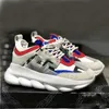 Scarpe sportive casual da ginnastica Risposta riflettente rosso blu giallo fluorescente marrone chiaro uomo e donna altezza di tre pelle scamosciata multicolore in bianco e nero