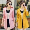 Women's Trench Coats 2022 Spring Autumn Women Jacket Windbreaker Middle-aged Fashion Casual Coat Female Ladies Basic Outwear Tops R799