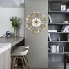 Duvar Saatleri Ev Yemek Odası Dekorasyon Saati Moda Modern Işık Lüks Sanat Nordic Tasarım