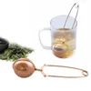 Tea Infuser Stainless Steel Sphere Mesh Tea Strainer Coffee Herb Spice Filter Diffuser Handle Tea Ball Match