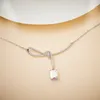 Necklaces Bracelet designer jewelry New Aurora ribbon necklace gold-plated S925 silver simple luxury