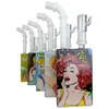 Accessori per fumatori mini becher in vetro bong oil dab rigs Colorful Cute Design