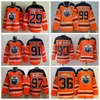 Retro reverso retro Edmonton Hockey Oilers 97 Connor McDavid Jersey 29 Leon Draisaitl 93 Ryan Nugent-Hopkins 99 Wayne Gretzky Navy Blue Whi