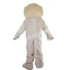 Halloween Beige Lion Mascot Costume simulation Cartoon Anime theme character Adults Size Christmas Outdoor Advertising Outfit Suit For Men Women