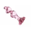 ممارسة الجنس ألعاب Masager Flower Flower Bottom Glass Plug Dildo Dildo Prostata Massager Beads Massage Masturbation Anal Toys for Women Men Gay 18 D5da