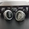 мужское кольцо черное камень 925