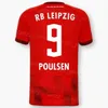 22 23 FC Club 10 Jersey de futebol Forsberg 18 Nkunku 25 Olmo 19 Sorloth 9 Poulsen 4 Orban 21 Brobbey 7 Sabitzer Football Shirt Kits Team Color Nome personalizado Número Laibixi