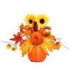 Dekorativa blommor Simulering Pumpkin Ornament Autumn Pinecone Berry Decor Po Props for Thanksgiving Home Party