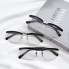 Lunettes de soleil Frames Jackjad Fashion Cool Tom Hardy Legend Style Elegant Plain Glasses anti-Blue Ray Half Frame Eyewear Frame Eyeglass 221101