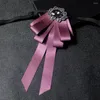 Boogbanden voor vrouwen en mannen 2022 Britse zelfbind Cravat stropdas bruidegom accessoires Cravate pour homme