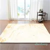 Mattor Nordiskt vardagsrum marmor mönster tryckt area matta mjuk flanell antislipbord mattor sovrum