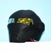 Motorradhelme Masei Iron-Man Helm für Männer Frauen MaBlack 610 Capacetes Full Face Dot Soild Persönlichkeit