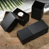 Caixas de assistir caixas de moda clássica relógios acessórios Caixa de presente de relógio de pulso preto cor 12x7.5x7cm estilo de retângulo com revestido