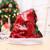 Top Christmas Decorations Skull Caps Double Turn Christmas Sequins Hat Colorful Beads Pick Adult Antlers Santa Hats