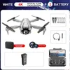 Mini4 drone çift kamera optik akış ESC HD 4K Hava Fotoğrafçılık Engel kaçınma Katlanır Dört eksenli RC Uçak Oyuncak