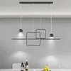 ペンダントランプモダンなミニマリストのリビングルームバーダイニングテーブルランプホームデコレーション光沢インテリア照明のための天井ライト
