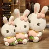 50cm Cute Rabbit Plush Toy Stuffed Soft Animal With Peaches Bunny Doll Baby Kids Toys Birthday Gift Present For Girl