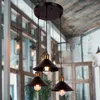 Kolye lambaları Modern retro LED E27 Edison Kombinasyonu 3 Kafa Avizesi Çatı katı Yatak Odası Başucu Bar Restoran Oturma Odası İç Işıklar