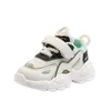 Baskets enfants anti-dérapant course décontractée pour garçons filles enfants PU blanc respirant maille chaussures de sport bébé chaussure taille 21-30 221101