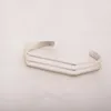 Bangle Bandles for Woman Girls Hollow Out Multilayer Geometric Design Man Jewelry Gold Color Silver Armband Lover Lover