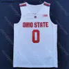 2023 Custom Ohio State Buckeyes Basketball Jersey NCAA Kyle Young D J Carton CJ Walker Kaleb Wesson Muhammad Alonzo Gaffney