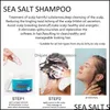 Shampoo Conditioner Natural Sea Salt Shampoo Hair Treatment For Soothing Deep Cleansing Scalp Scrub Shampoos Oil Control Itching Rel Dhcng