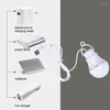 Lykta Portable Camping Lamp Mini Bulb 5V USB Power Book Light Reading Study Table Super Birght för